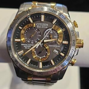Citizen AT4004-52E Perpetual calendar Radio Controlled Eco-Drive men's watch